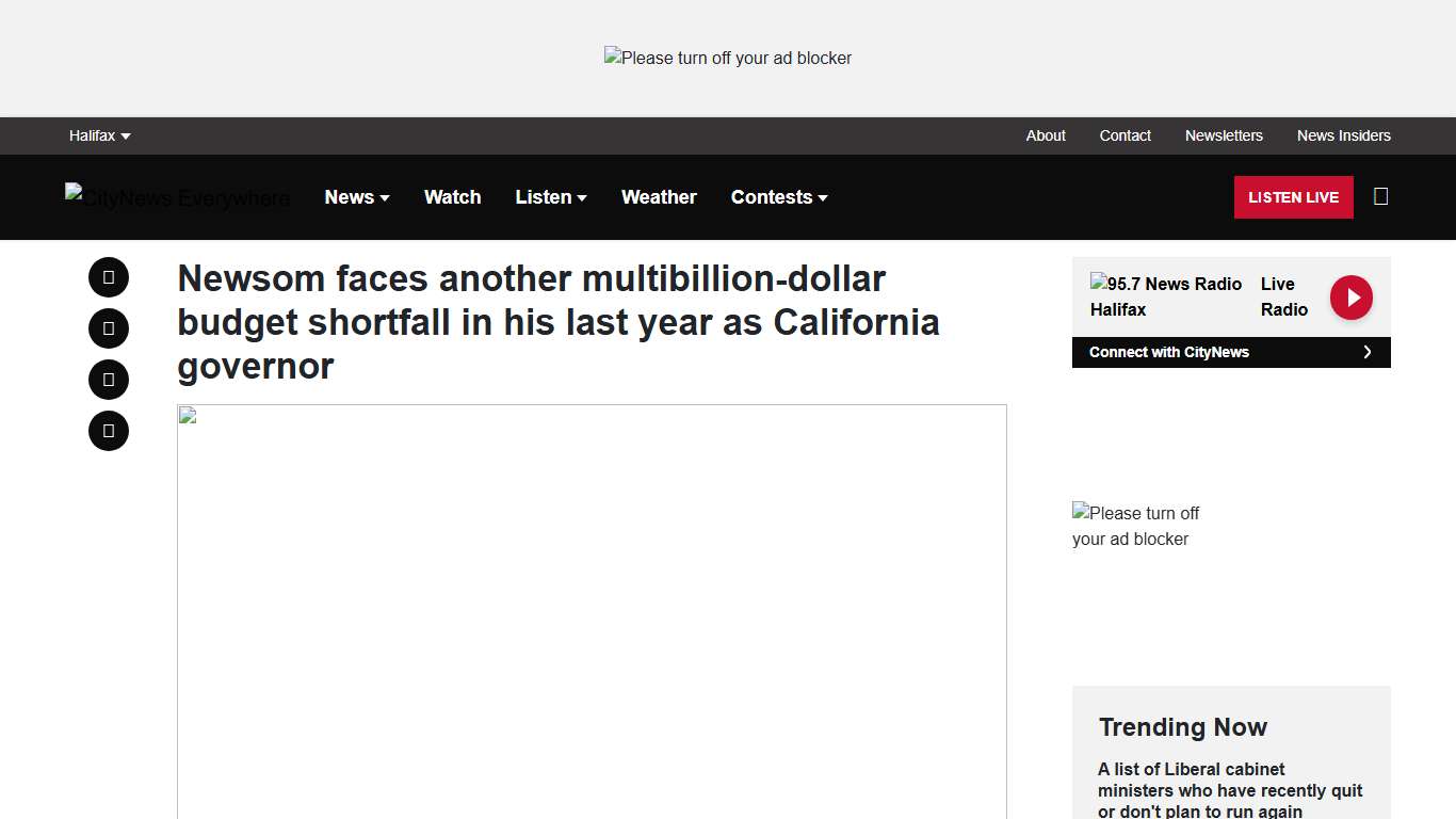 Newsom faces another multibillion-dollar budget shortfall in his last year as California governor